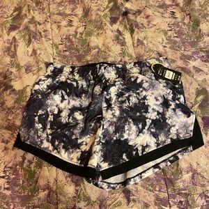 Tie dye athletic shorts